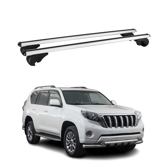 2008-2011 Toyota Land Cruiser Roof Rack Cross Bars Silver