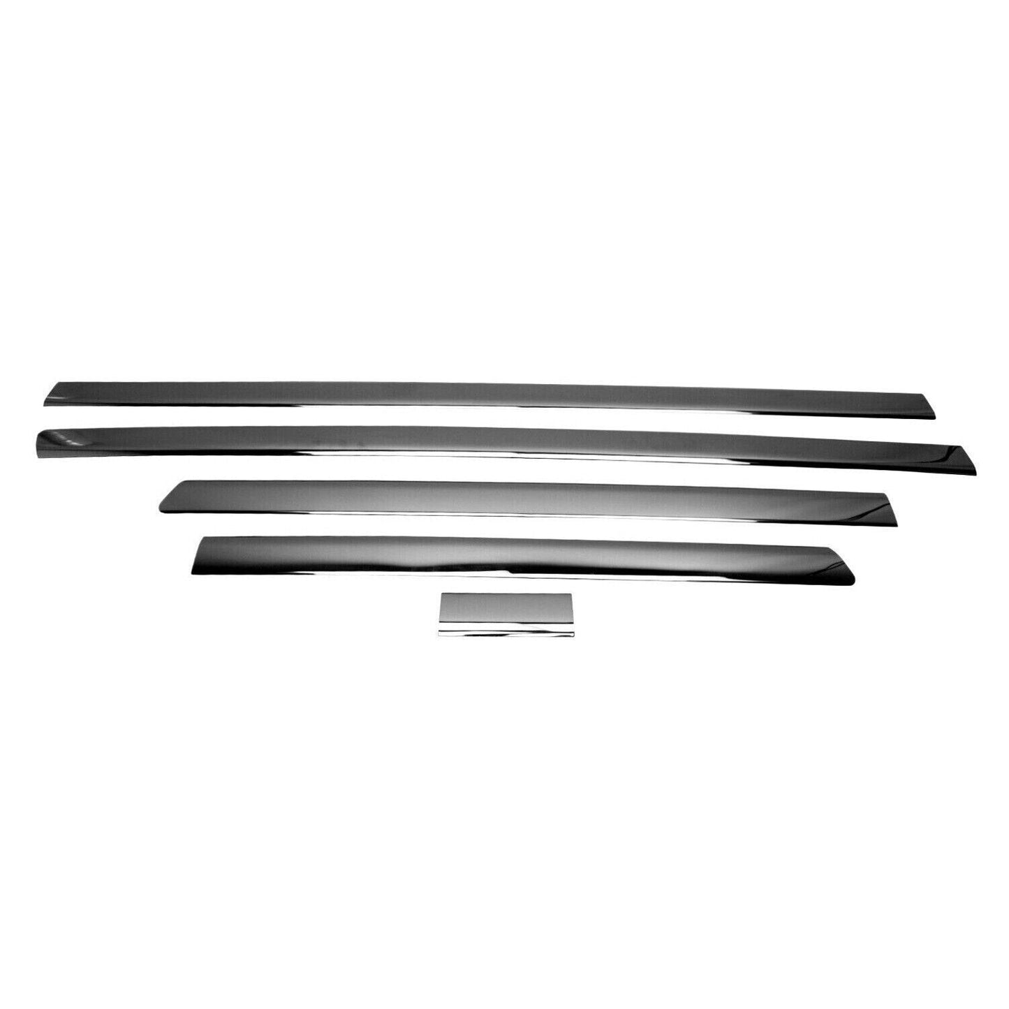 OMAC Side Door Molding Trim for VW T5 Transporter 2003-2015 L1-RHD Steel Dark 5x 7522134B