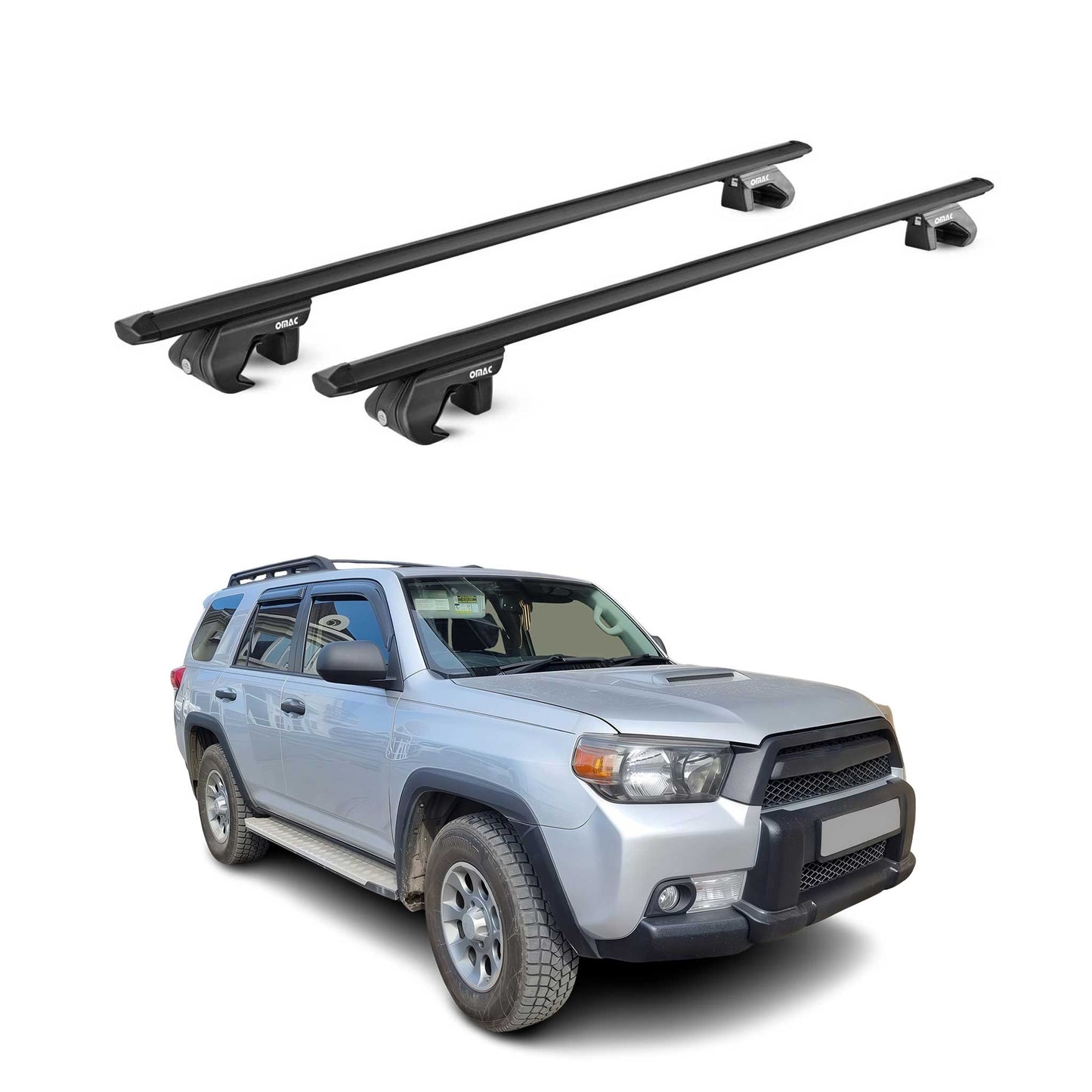 2010-2024 Toyota 4Runner Roof Rack Cross Bars Luggage Carrier 2 Pcs
