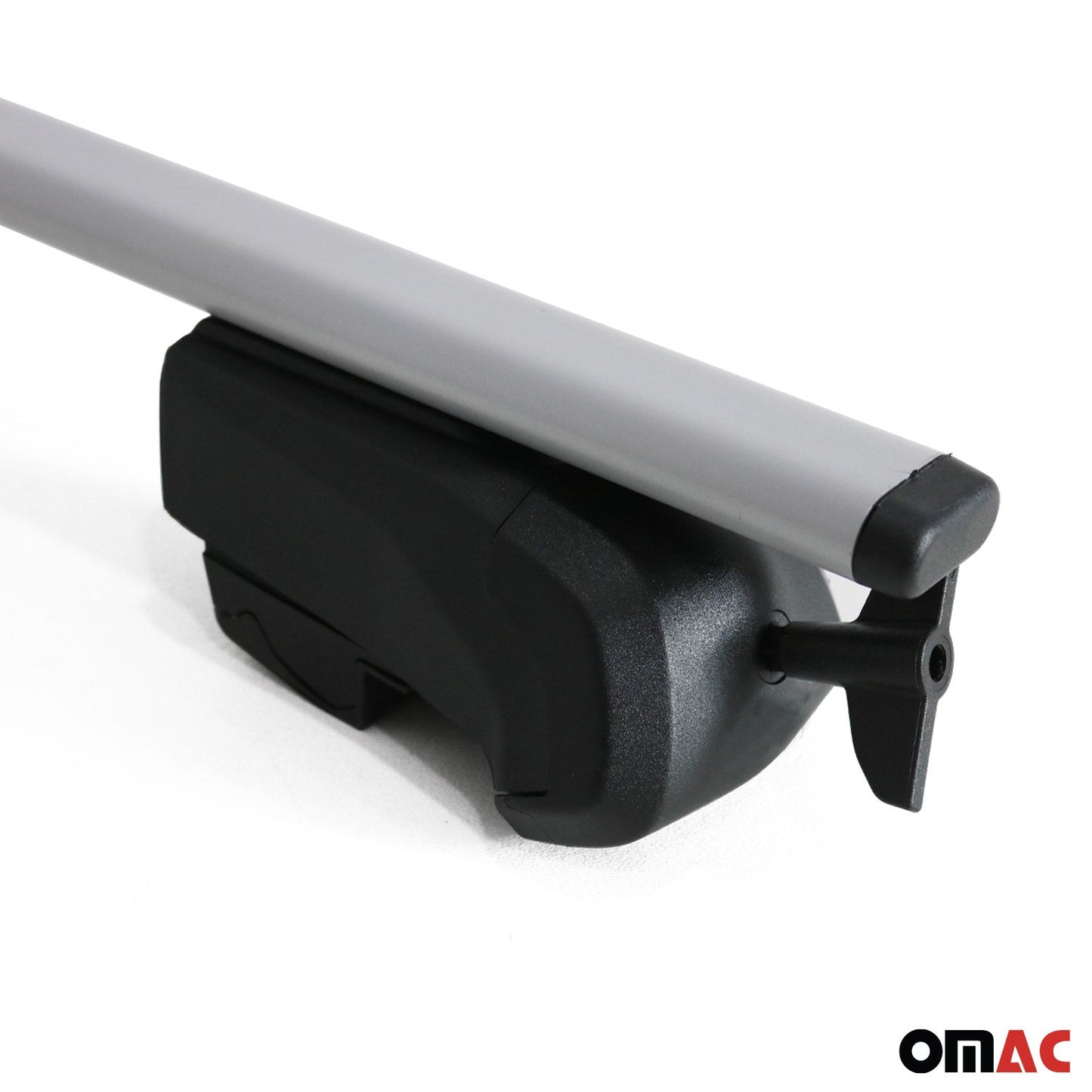 OMAC Roof Racks Luggage Cross Bars Iron for Mercedes GLC Class X254 2023-2024 Gray G003081