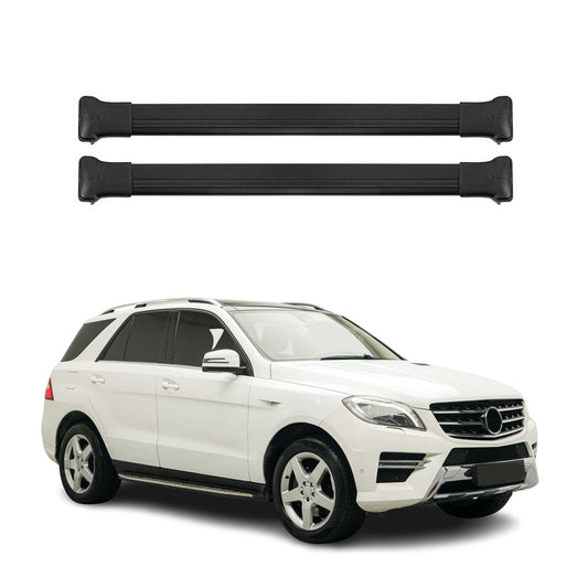 2012-2015 Mercedes ML Class W166 Roof Rack Cross Bars Black