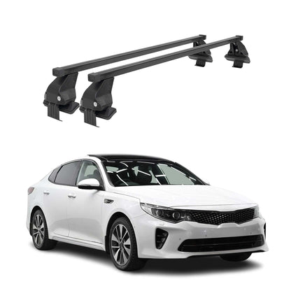 2016-2020 Kia Optima Sedan Roof Rack Cross Bars Black