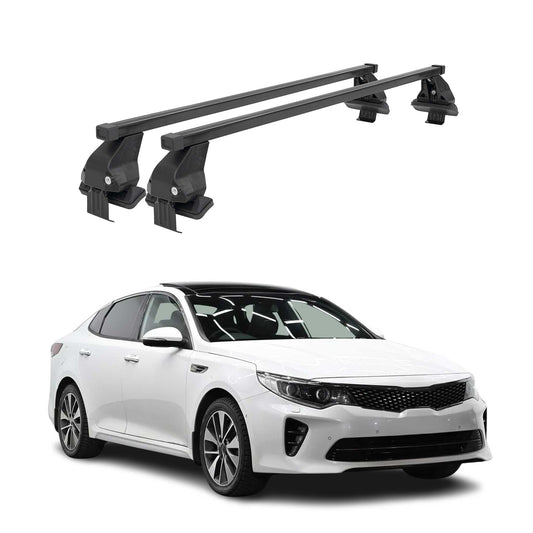 2016-2020 Kia Optima Sedan Roof Rack Cross Bars Black