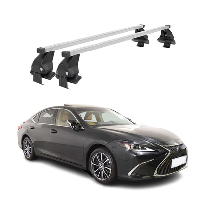 2019-2025 Lexus ES 350 Roof Rack Cross Bars Silver
