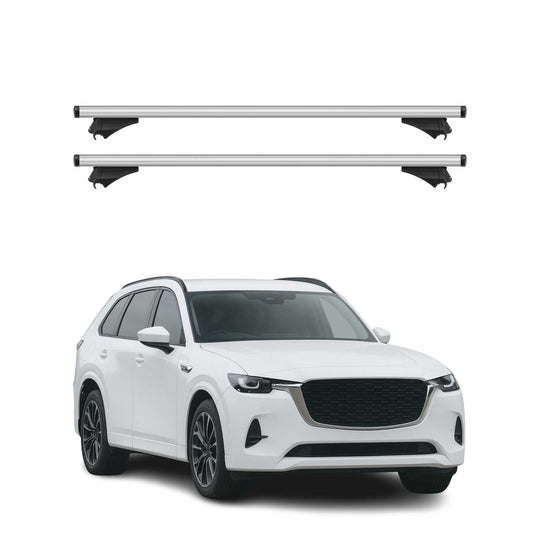 2025 Mazda CX-70 Roof Rack Cross Bars Luggage Carrier Silver 2Pcs