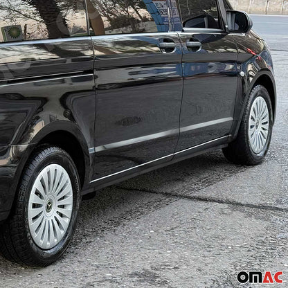 2016-2024 Mercedes Metris Short WB Side Door Molding Trim Skirt Garnish Stainless Steel