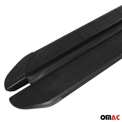OMAC Side Step Running Boards Nerf Bars for Volvo XC90 2016-2024 Aluminium Black 2Pcs 7607938B