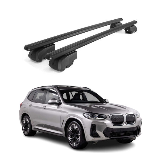 2021-2025 BMW iX3 G08 Roof Rack Cross Bars Black