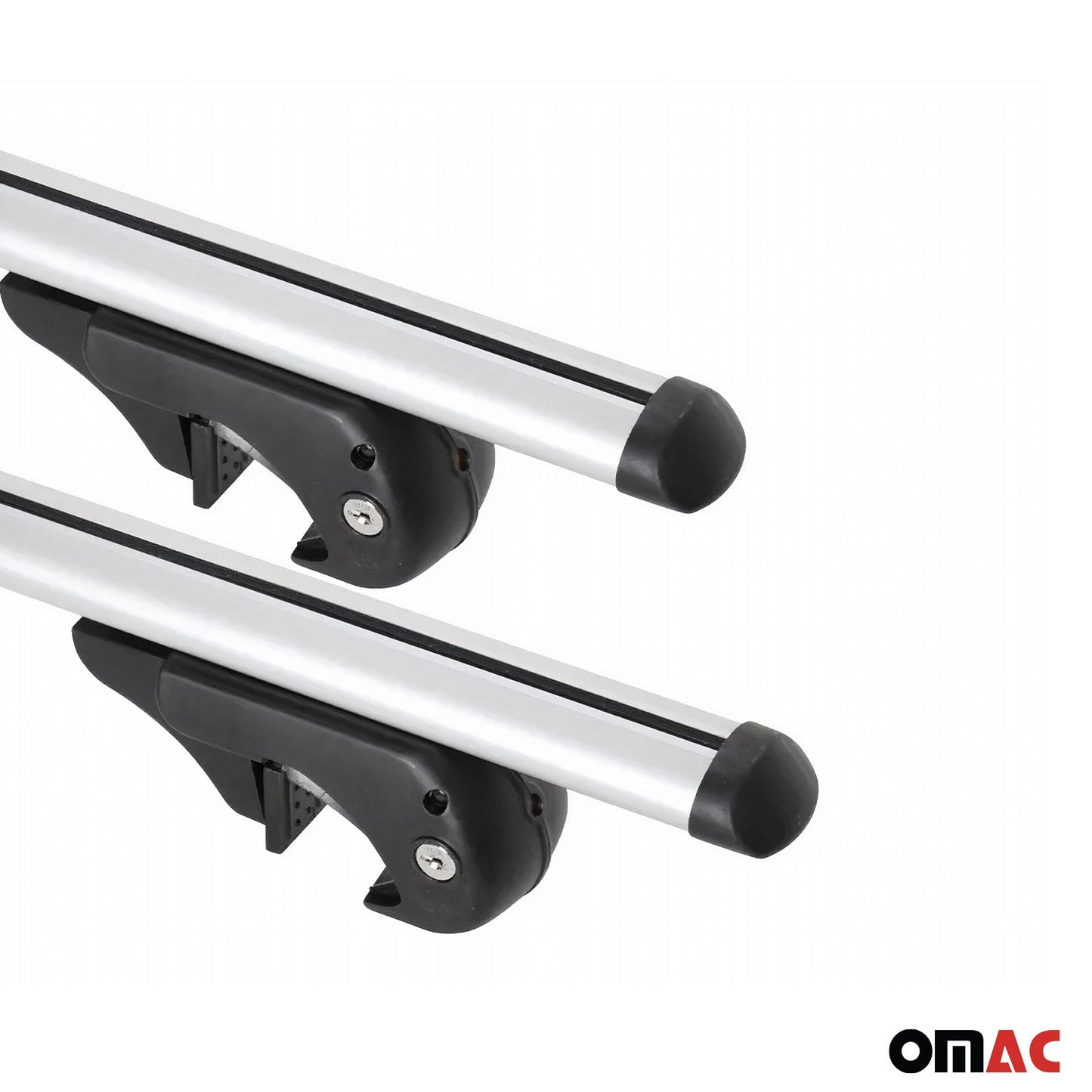 2004-2009 Cadillac SRX Roof Rack Cross Bars Black Carrier 2 Pcs
