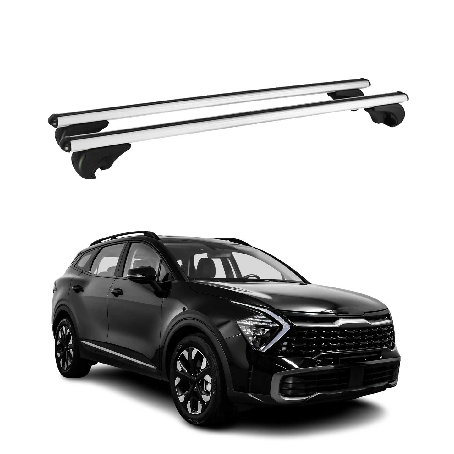 2023-2026 Kia Sportage Roof Rack Cross Bars Silver