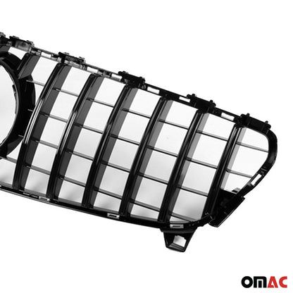 OMAC For Mercedes Benz W176 A250 A45 AMG 2013-2015 Glossy Black GT Style Front Grille 4747P081GTB