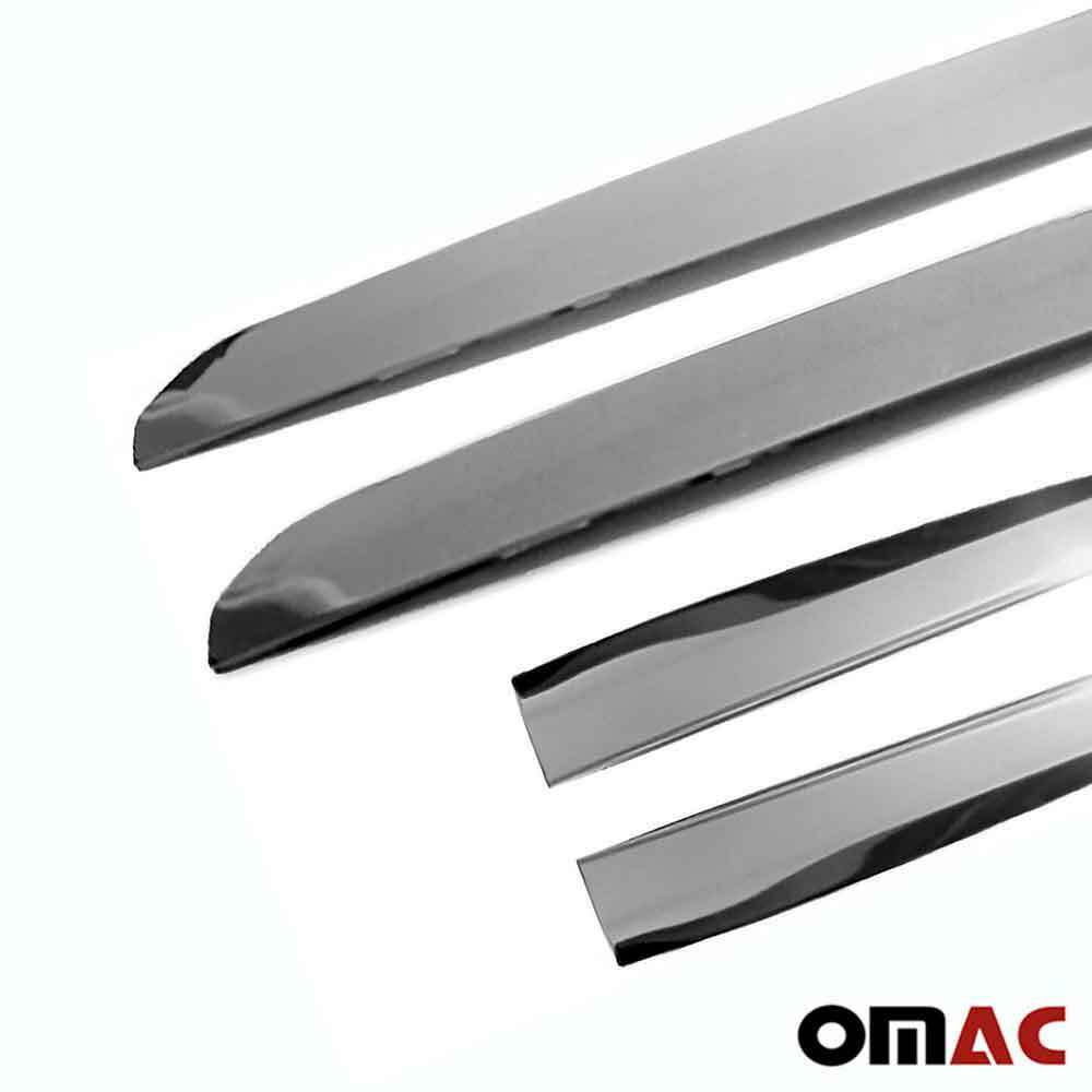 OMAC Side Door Molding Trim Skirt Garnish for Ford Transit 2015-2024 Steel Dark 4 Pcs 2625131B