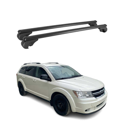 2009-2020 Dodge Journey Roof Rack Cross Bars Black