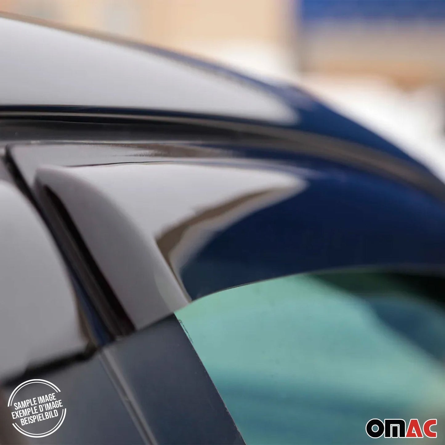 2023-2026 RAM ProMaster Window Visor Vent Rain Deflector 2Pcs Smoke