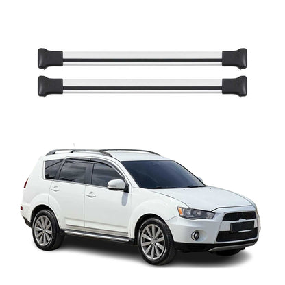 2014-2020 Mitsubishi Outlander Roof Rack Cross Bars Silver