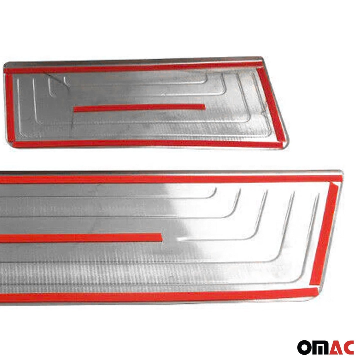 OMAC Door Sill Scuff Plate Scratch Protector for VW T5 Transporter 2003-2015 Steel 3x 7522092N