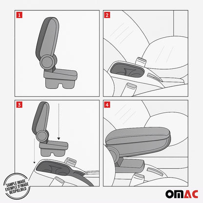 2011-2017 Nissan Juke Custom Fit Center Console Armrest Leather Storage Box