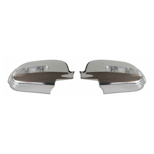 OMAC Side Mirror Cover Caps Fits Chevrolet Lacetti 2004-2013 Chrome Silver 2 Pcs LC-LH03L