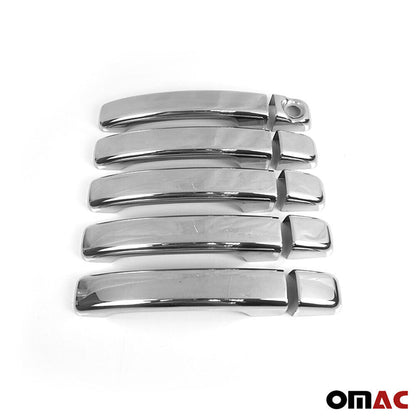 OMAC Car Door Handle Cover Protector for Nissan NV400 2010-2021 Steel Chrome 10 Pcs 6125044