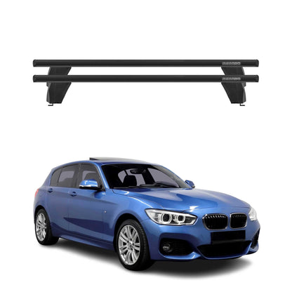 2012-2019 BMW 1 Series F20 F21 Roof Rack Cross Bars Black
