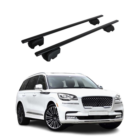 2020-2025 Lincoln Aviator Roof Rack Cross Bars Black