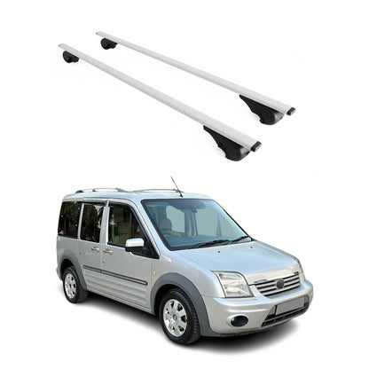 2010-2013 Ford Transit Connect Roof Rack Cross Bars Silver