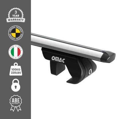 2013-2018 Toyota RAV4 Roof Rack Cross Bars Silver