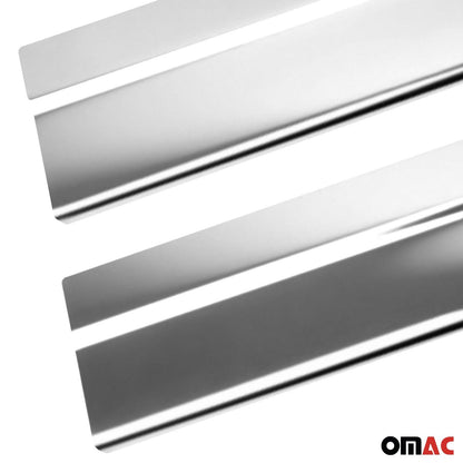 OMAC Door Sill Scuff Plate Scratch for Ford Transit Connect 2014-2019 Steel 2 Pcs 2627092N