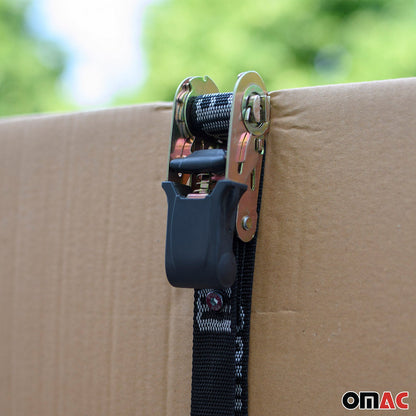 OMAC Menabo 129" Roof Rack Cargo Carrier Luggage Lock Belt Straps '000112200000