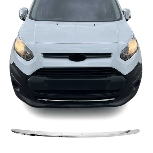 2014-2019 Ford Transit Connect Front Bumper Trim Molding Stainless Steel Silver 1 Pc