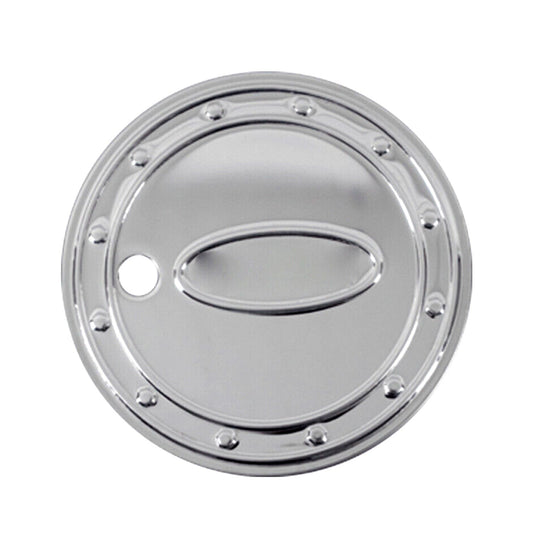 OMAC Fuel Caps Cover Gas Cap Cover for Ford Transit Connect 2010-2013 Steel Silver 2620071