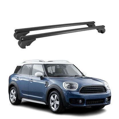 2017-2024 Mini Cooper Countryman F60 Roof Rack Cross Bars Black