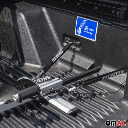 OMAC 3 Bike Carrier Racks Interior Cargo Trunk Mount for Ford F-Series Aluminium U026052