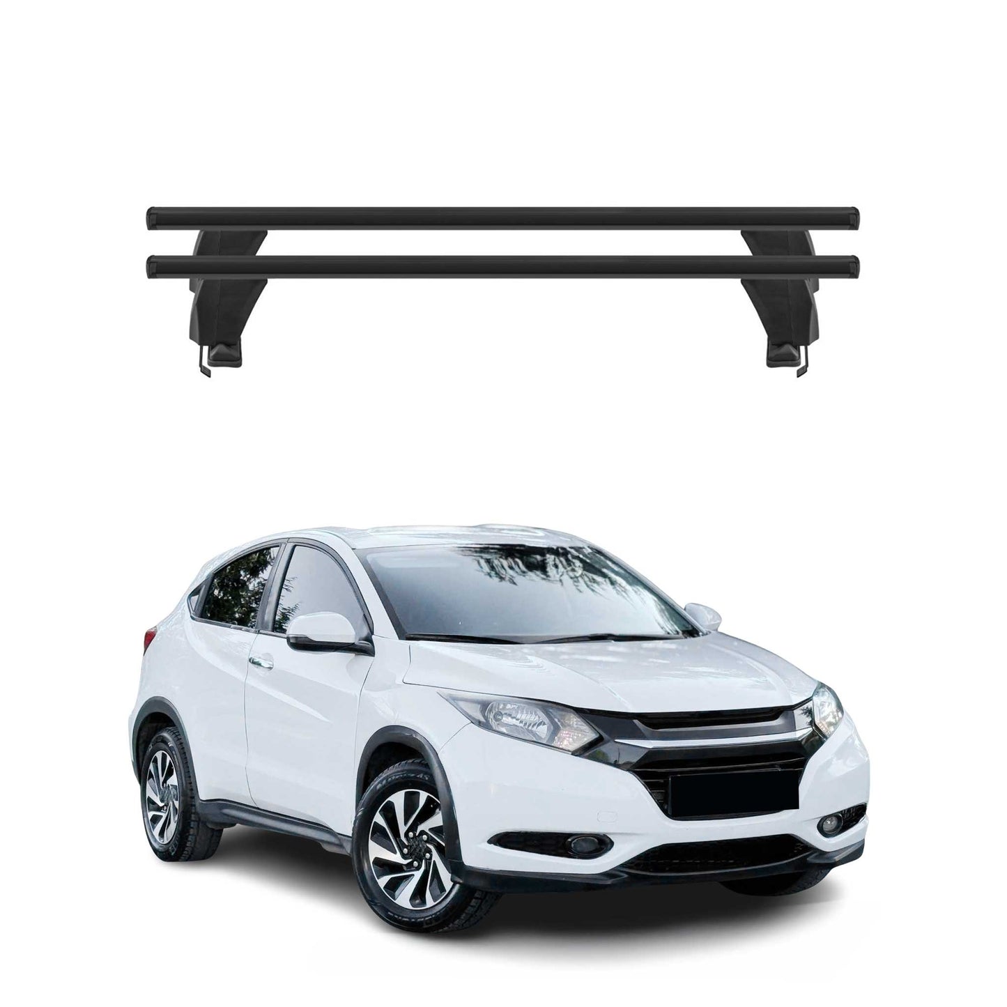 2016-2022 Honda HR-V Roof Rack Cross Bars Black