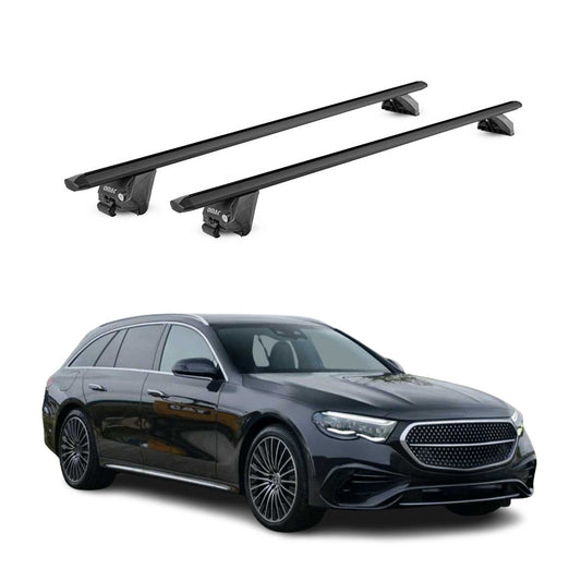 2017-2023 Mercedes E Class S213 Wagon Roof Rack Cross Bars Black