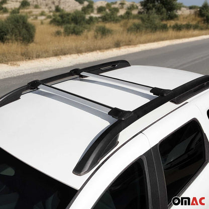 1997-2003 BMW 5 Series E39 Roof Rack Cross Bars Silver