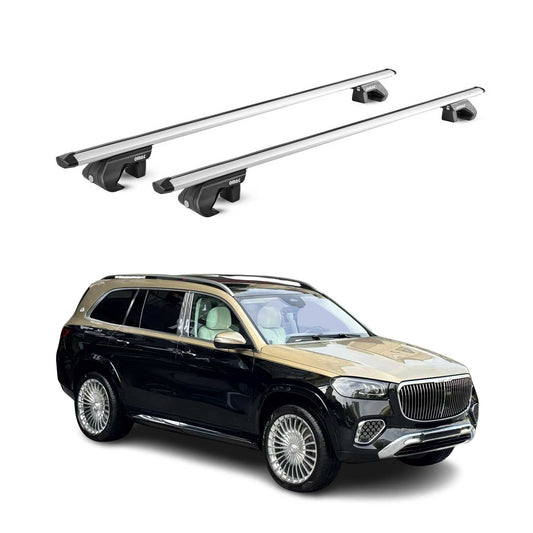 2020-2025 Mercedes GLS Class X167 Roof Rack Cross Bars Luggage Carrier 2 Pcs