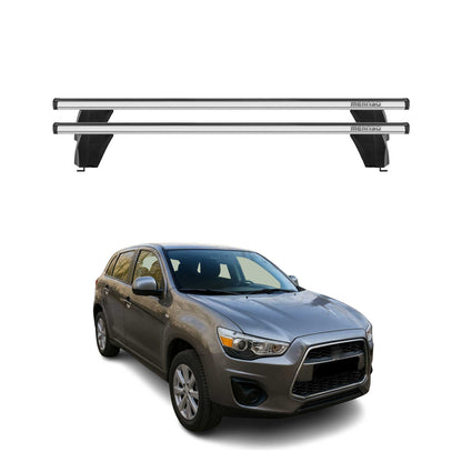 2011-2015 Mitsubishi Outlander Sport Roof Rack Cross Bars Silver