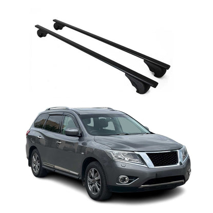2013-2020 Nissan Pathfinder Roof Rack Cross Bars Black