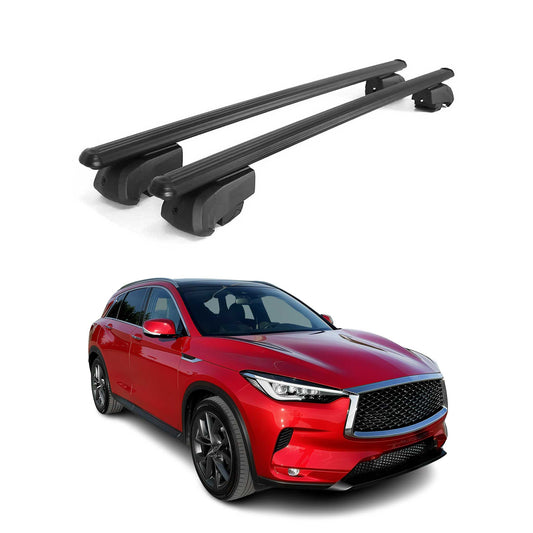 2019-2025 Infiniti QX50 Roof Rack Cross Bars Black