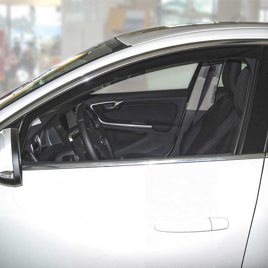 2011-2018 Volvo S60 V60 Window Visor Vent Rain Deflector 2Pcs Smoke