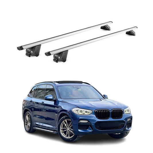 2018-2024 BMW X3 G01 Roof Rack Cross Bars Silver
