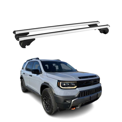 2019-2025 Honda Passport Touring Roof Rack Cross Bars Silver