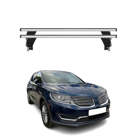 2016-2018 Lincoln MKZ Roof Rack Cross Bars Silver