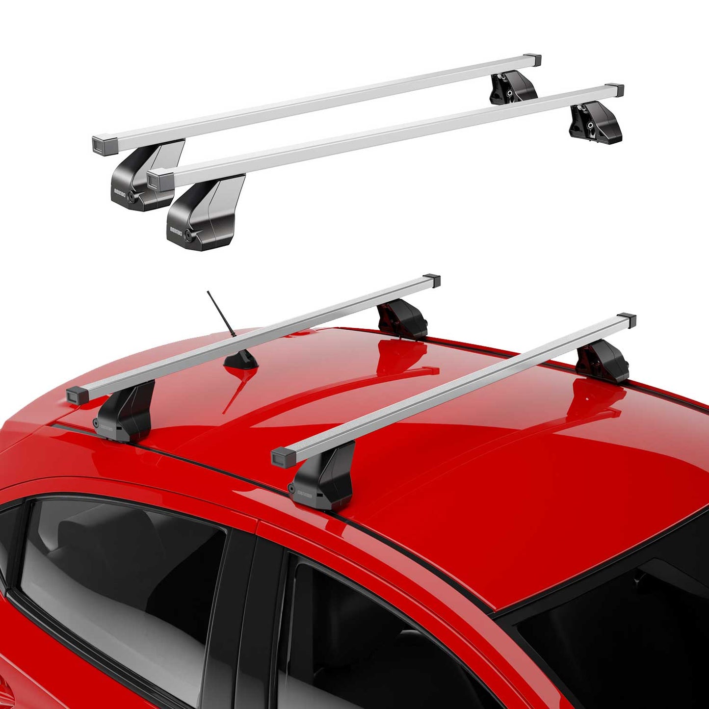 2020-2022 Mercedes GLC Class Coupe C253 Roof Rack Cross Bars Silver