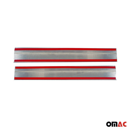 2014-2019 Ford Transit Connect Door Sill Scuff Plate Scratch Stainless Steel 2 Pcs