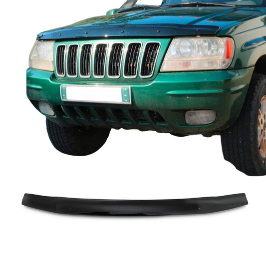 1999-2004 Jeep Grand Cherokee Front Bug Shield Hood Deflector 1 Pc Smoke