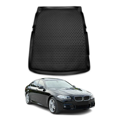 2011-2016 BMW 5 Series F10 Sedan Cargo Liner Trunk Mat All Weather Black