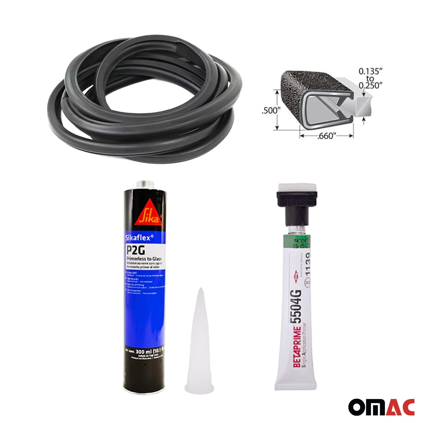 2014-2025 RAM ProMaster Window Glass Fit Kit Rear Left Side L2 Middle WB