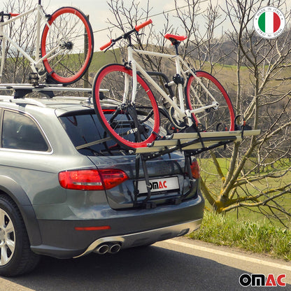 OMAC Alu 2 Bike Rack Carrier Hitch Mount for BMW X1 E84 2010-2015 Black Gray 1Pc A054117